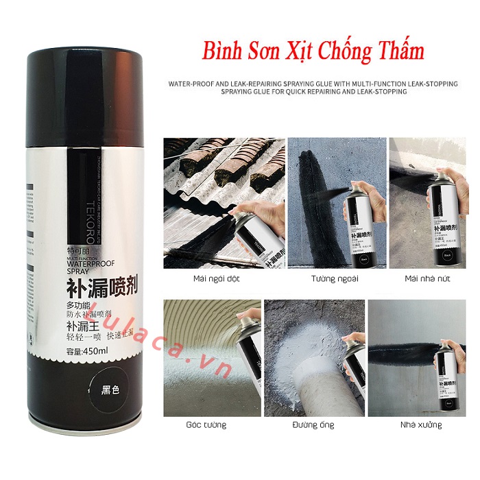 Chai xịt chống thấm rò rỉ nước Tekoro 450ml