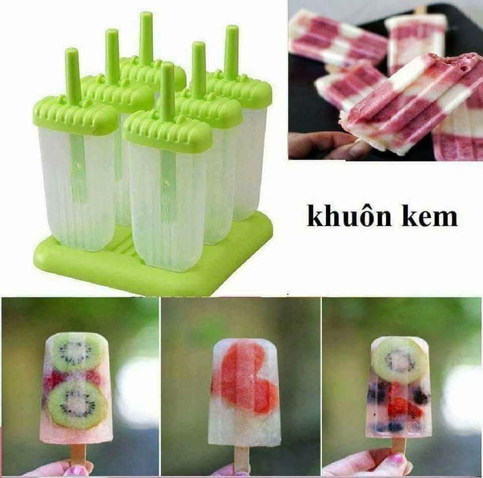 Khuôn làm kem 6 cây