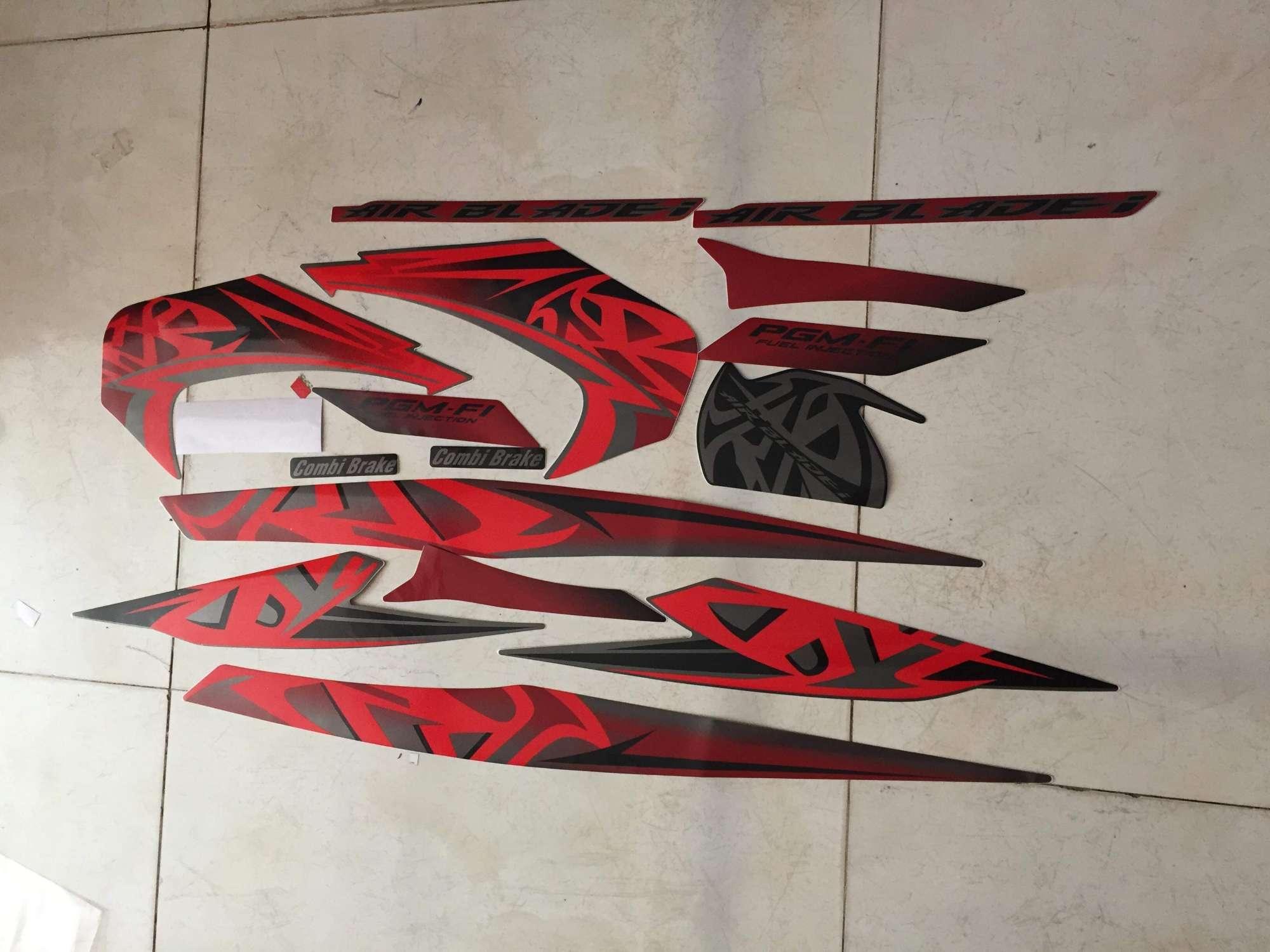 Tem rời airblade 2010 đỏ đen