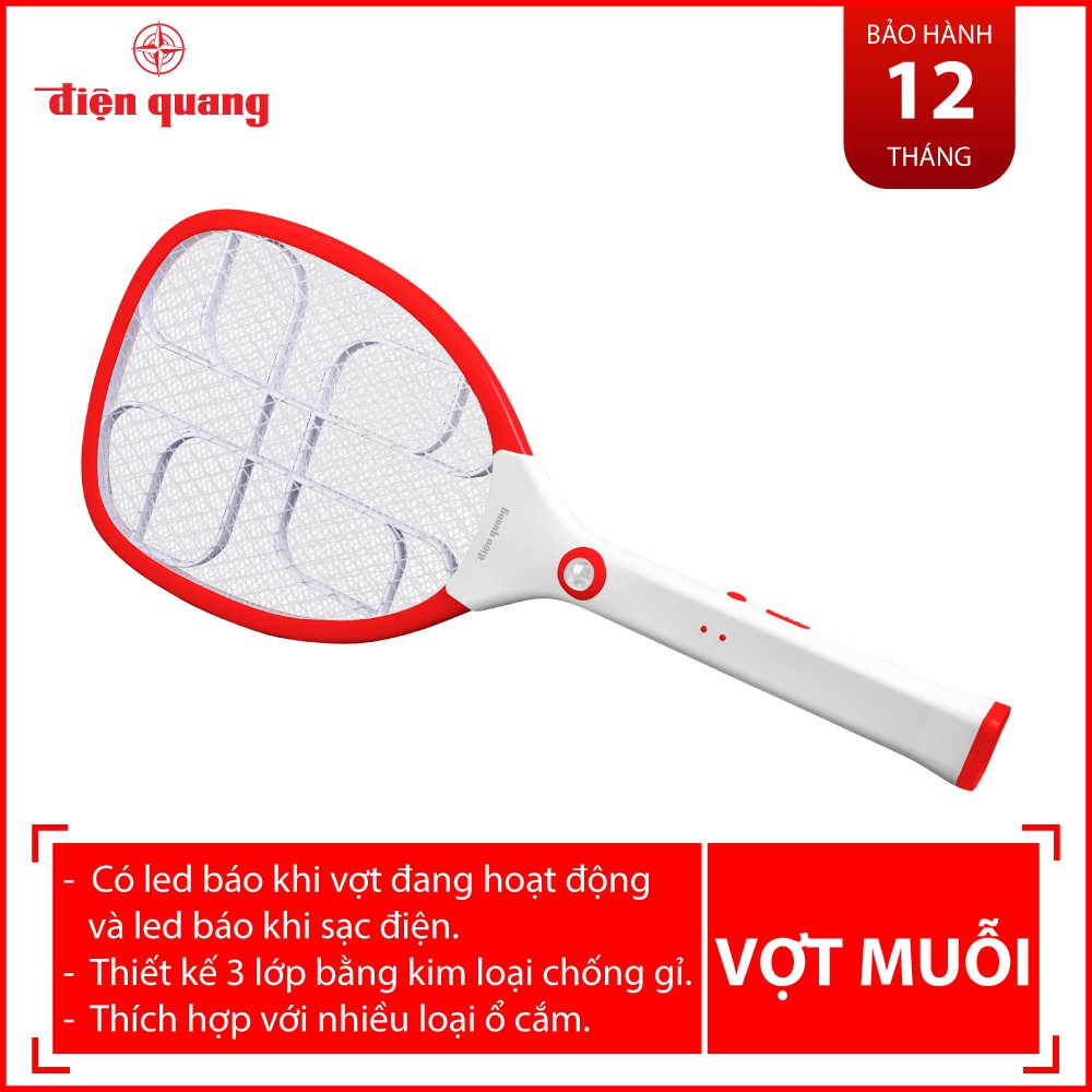 Vợt muỗi điện quang đq emr02 wr