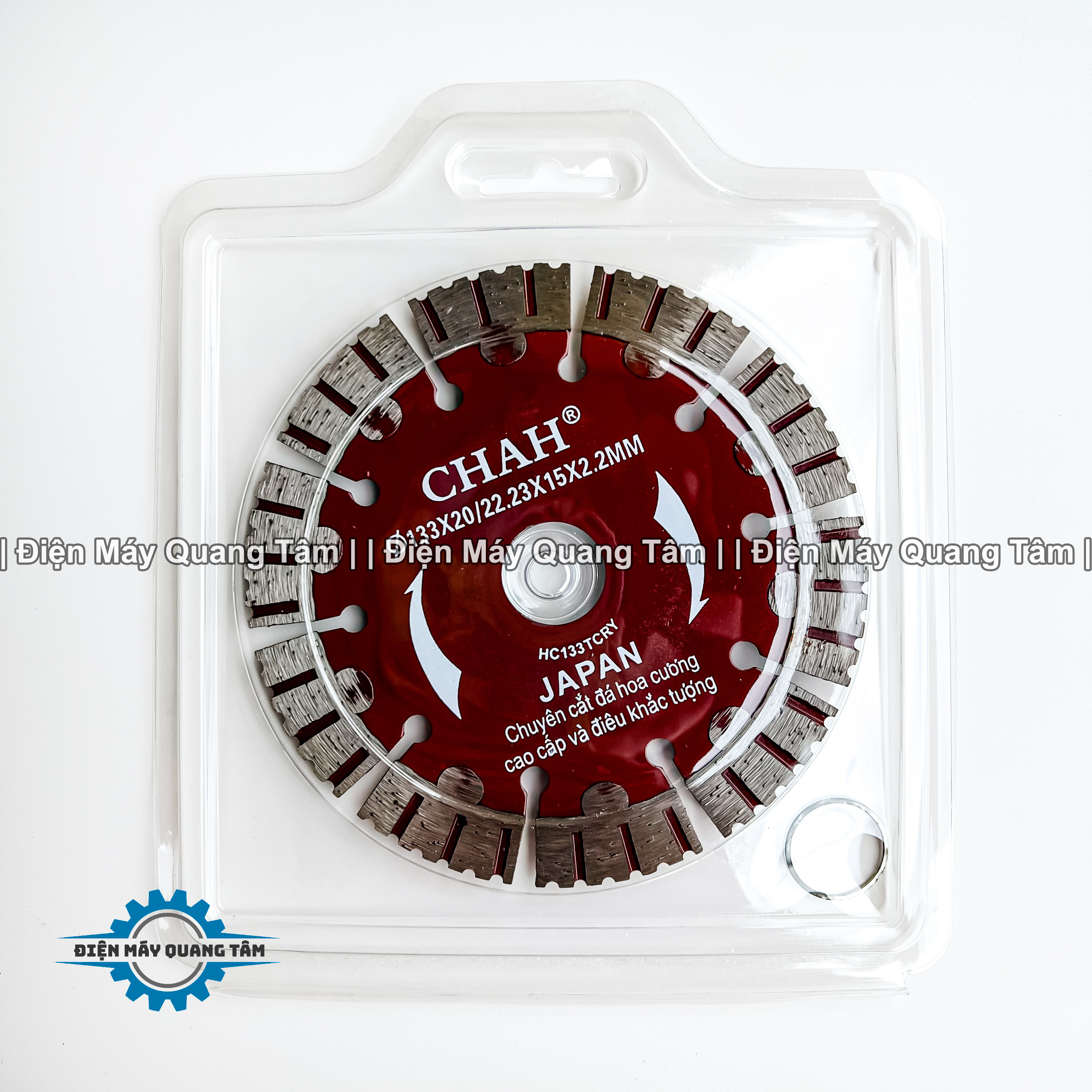 Lưỡi Cắt Gạch - Bê Tông - Đá 133mm CHAH