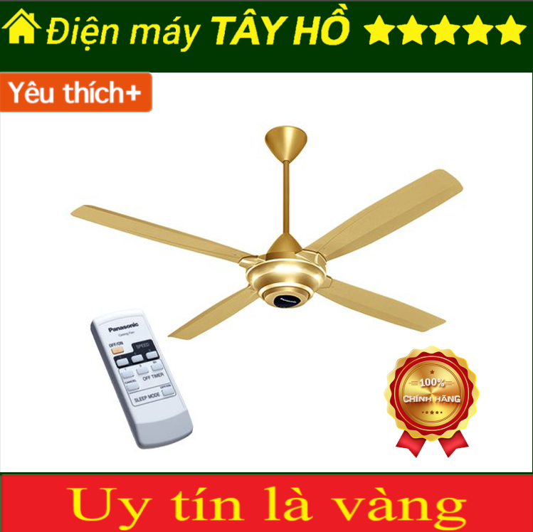 Quạt trần panasonic f-56mzg-go