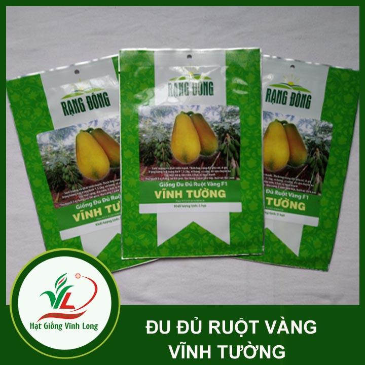 Hạt giống đu đủ ruột vàng Vĩnh Tường - 5 hạt