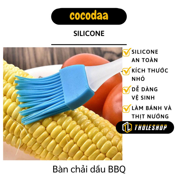 Cây quét dầu - Bàn chải dầu BBQ chất liệu cao cấp bền nhẹ dễ sử dụng - Cây quét dầu thực phẩm silicon