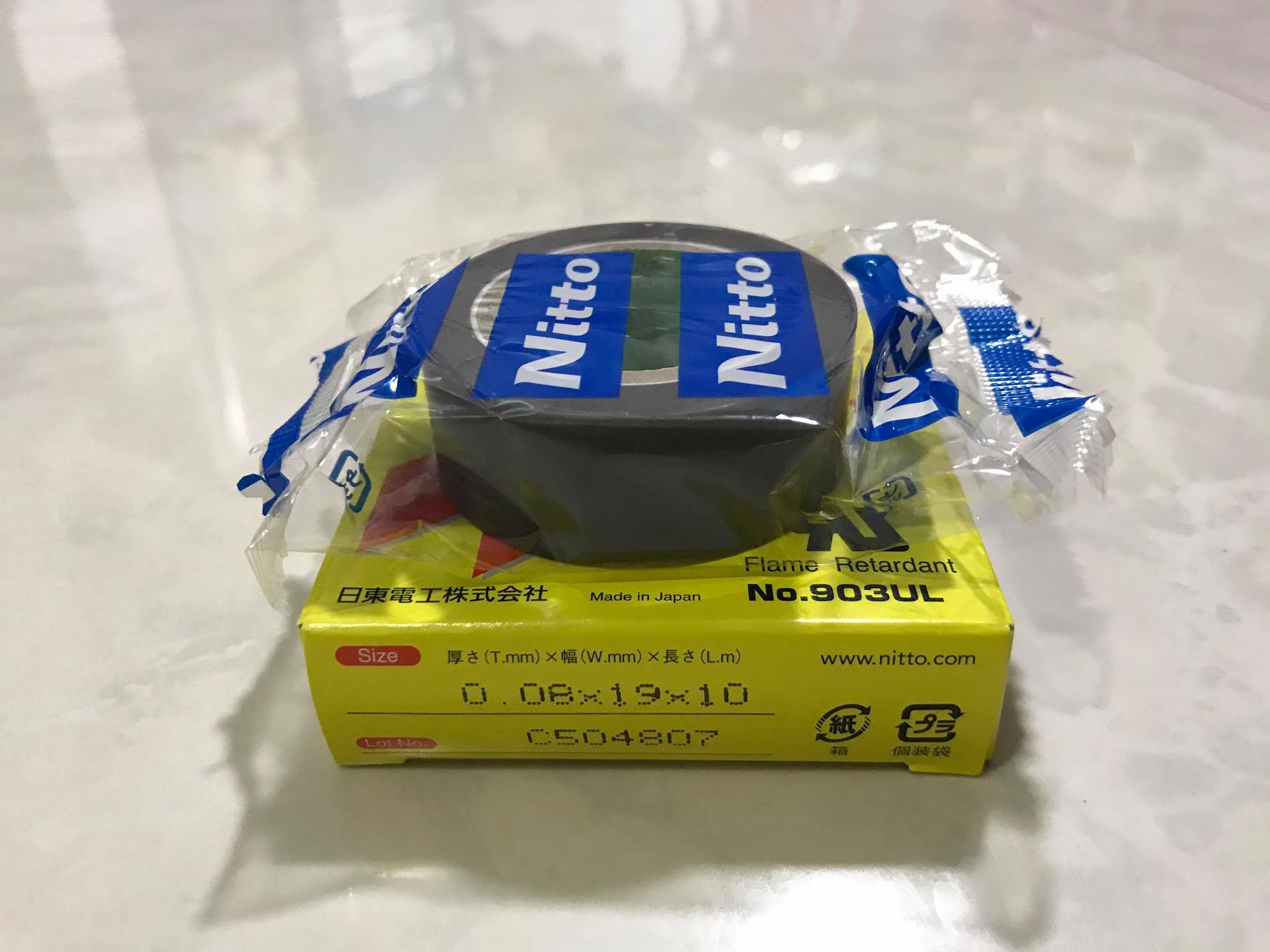 [HCM]Băng keo chịu nhiệt Nitoflon 0.08*19mm*10m