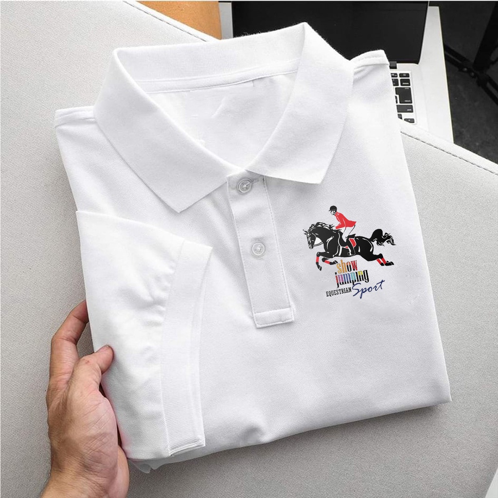 Áo polo nam , cổ dệt bo len ,áo thun nam có cổ tay ngắn thanh lịch POLO