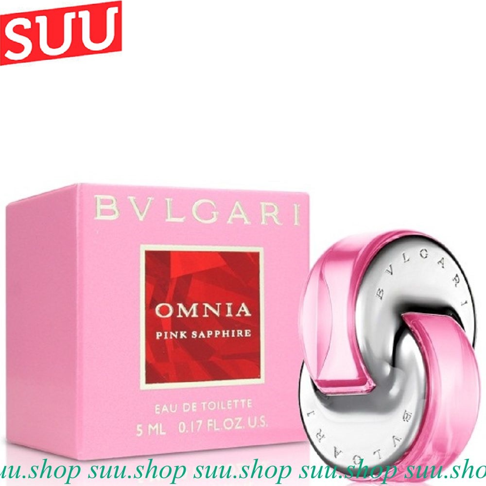 Nước Hoa Nữ 5Ml Bvlgari Omnia Pink Sapphire edt chính hãng 