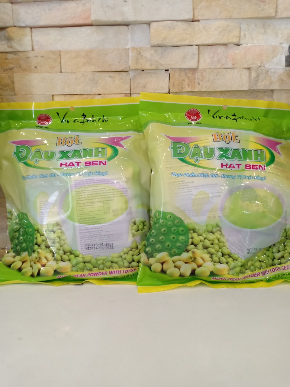 BỘT ĐẬU XANH HẠT SEN BÍCH CHI 350G
