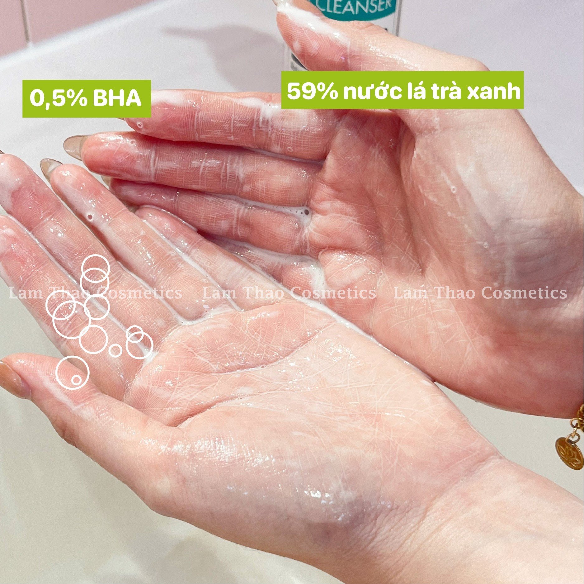 Sữa Rửa Mặt Derma Factory Tea Tree 59% Cleanser 150ml