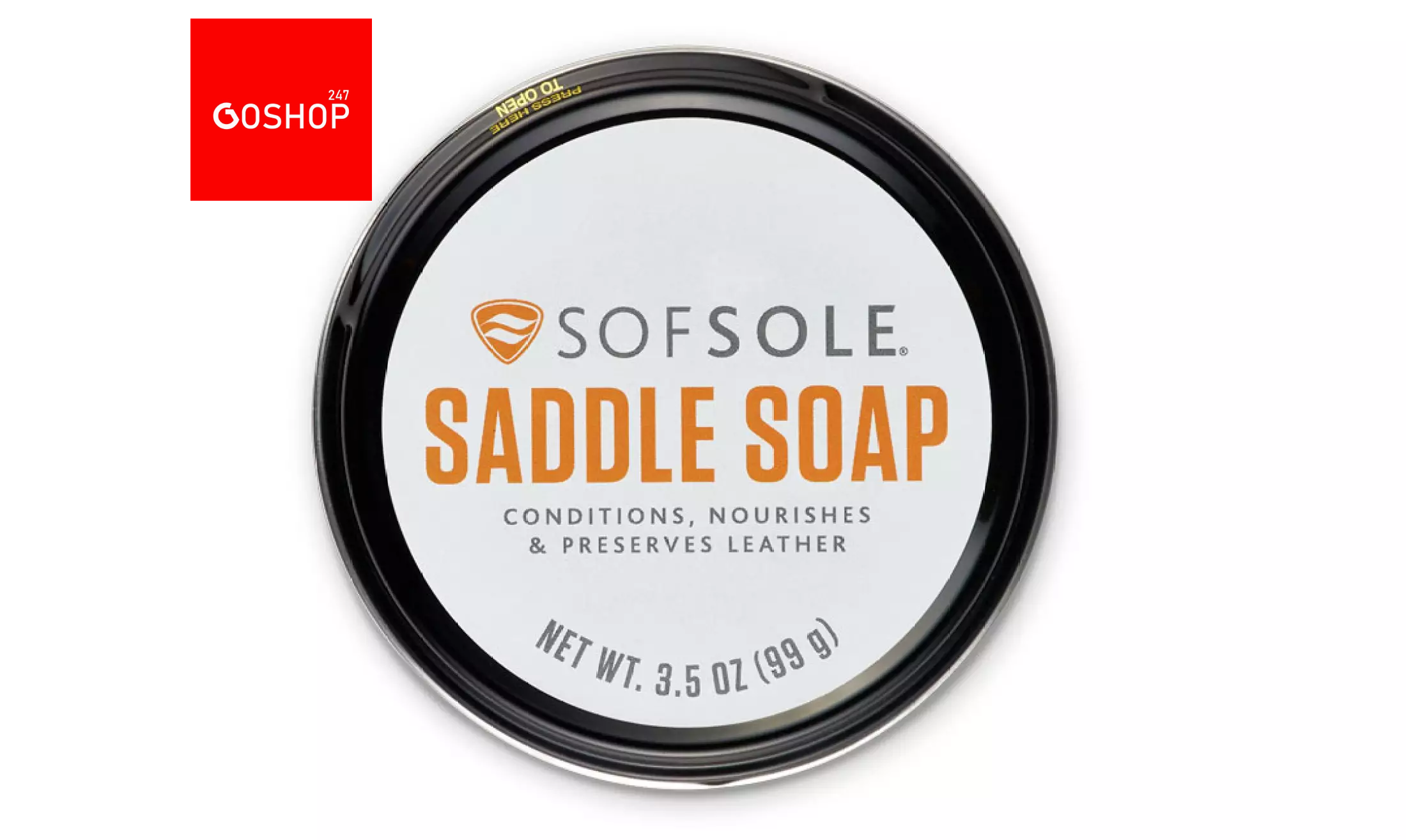 [Made in USA] Vệ Sinh Bảo Dưỡng Giày Da SofSole Saddle Soap 99g