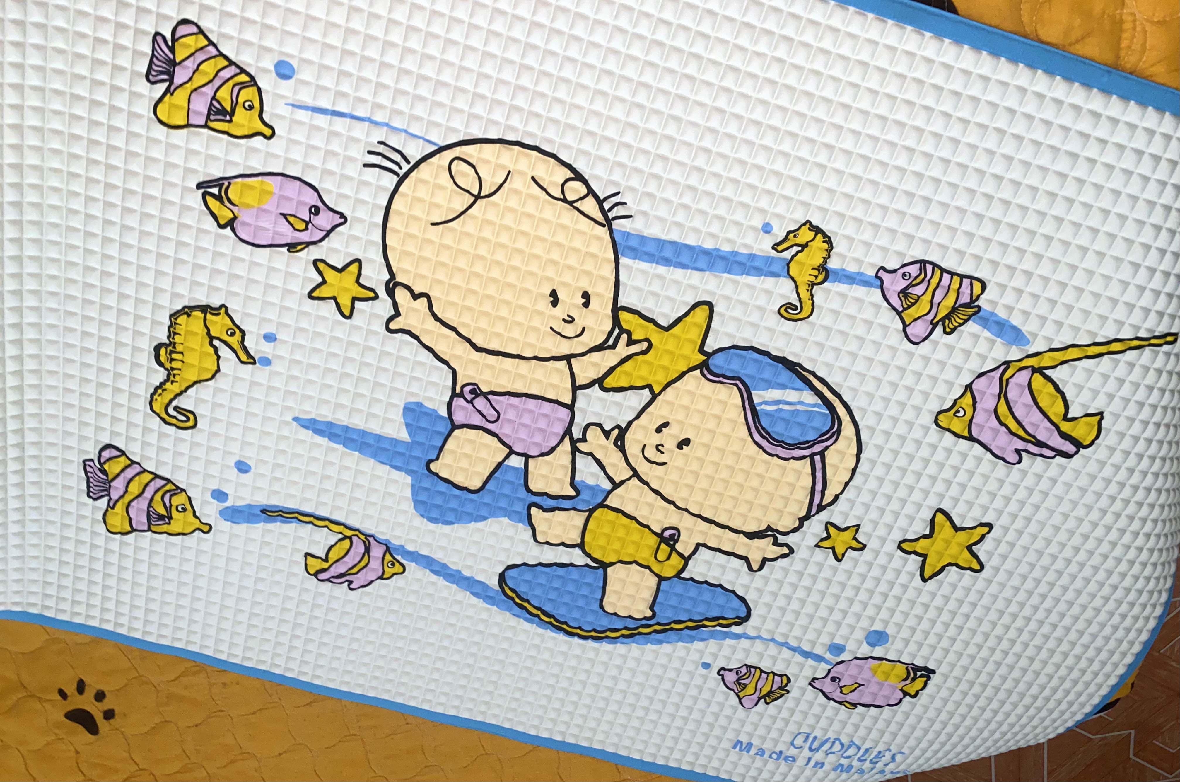 Đệm Nước Cho Bé Cuddles (90x60cm) Nệm Cao Su cho Bé