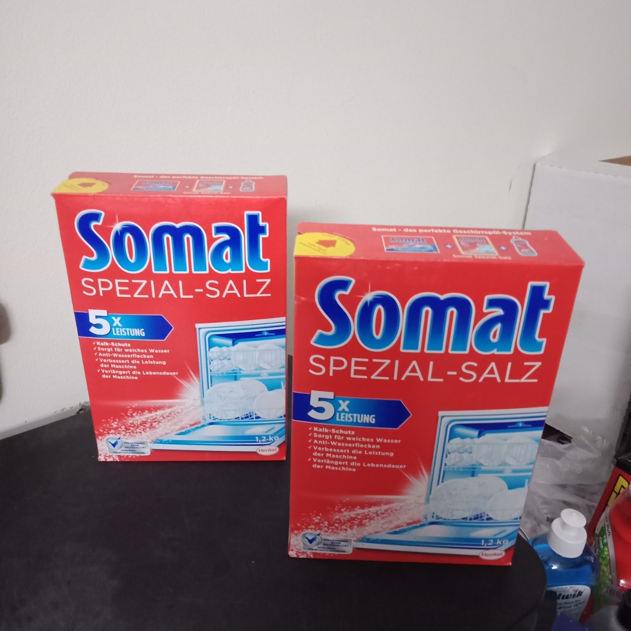2 hộp Muối Somat dành cho máy rửa chén bát ( MUỐI RỬA BÁT SOMAT )