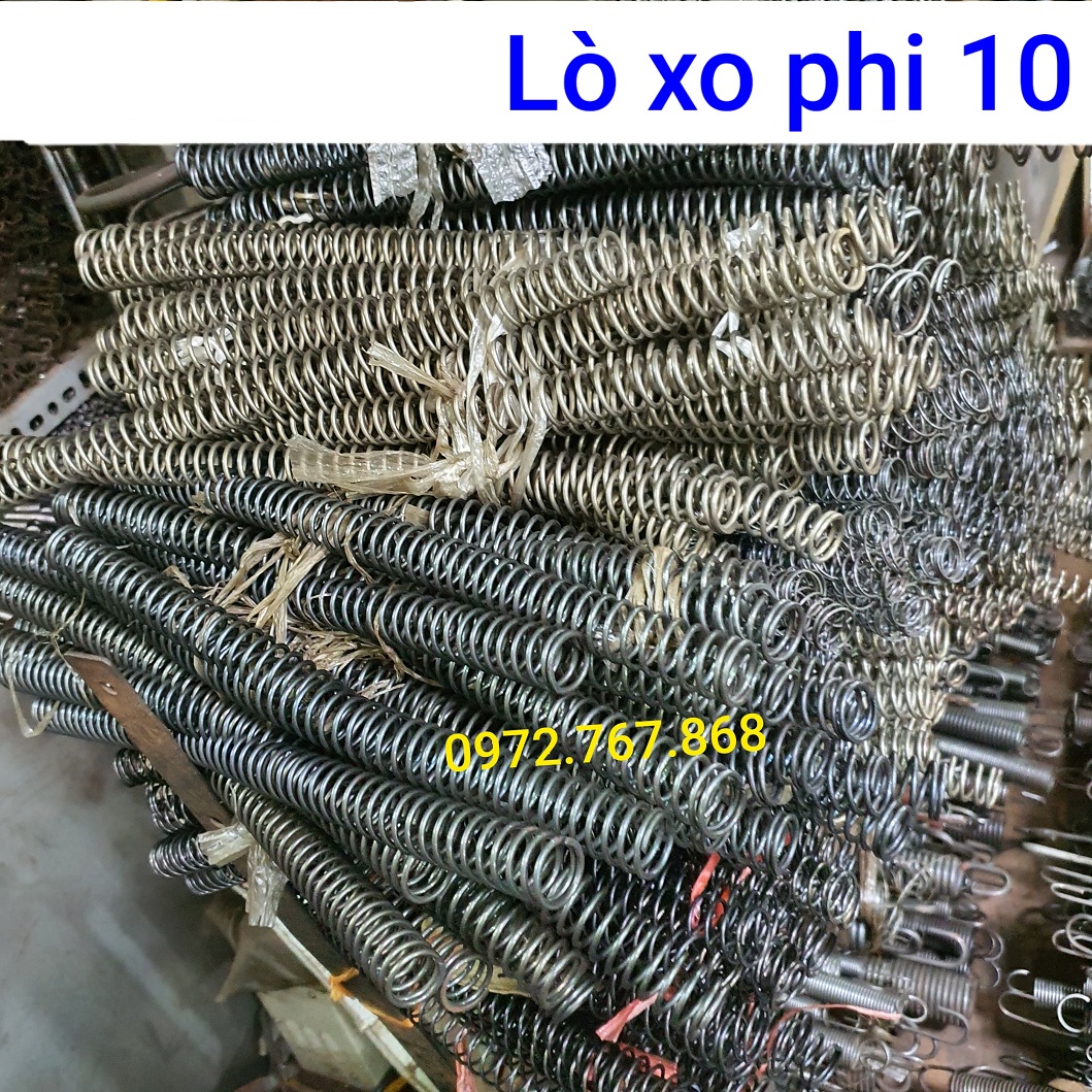 Lò xo nén phi 10mm dài 300mm (Giá 2 Cái)