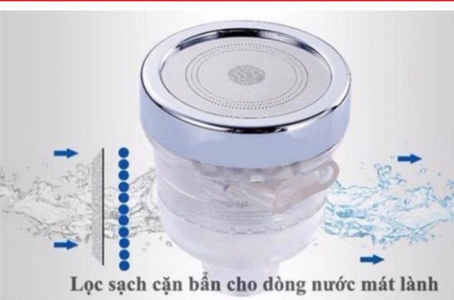 Đầu vòi lọc nước tăng áp 3 chế độ (Đầu vòi rửa chén)