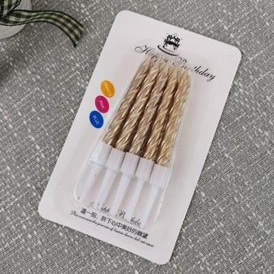 Trang trí bánh Nến Ngắn vỉ 10 que