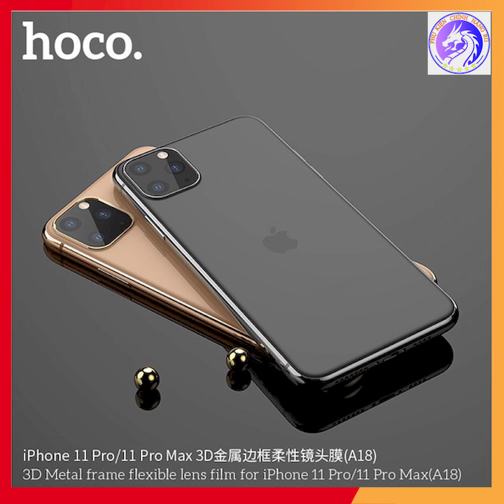 [HCM]MIẾNG DÁN BẢO VỆ CAMERA SAU ĐIỆN THOẠI IPHONE 11 PRO&11 PRO MAX HOCO A18