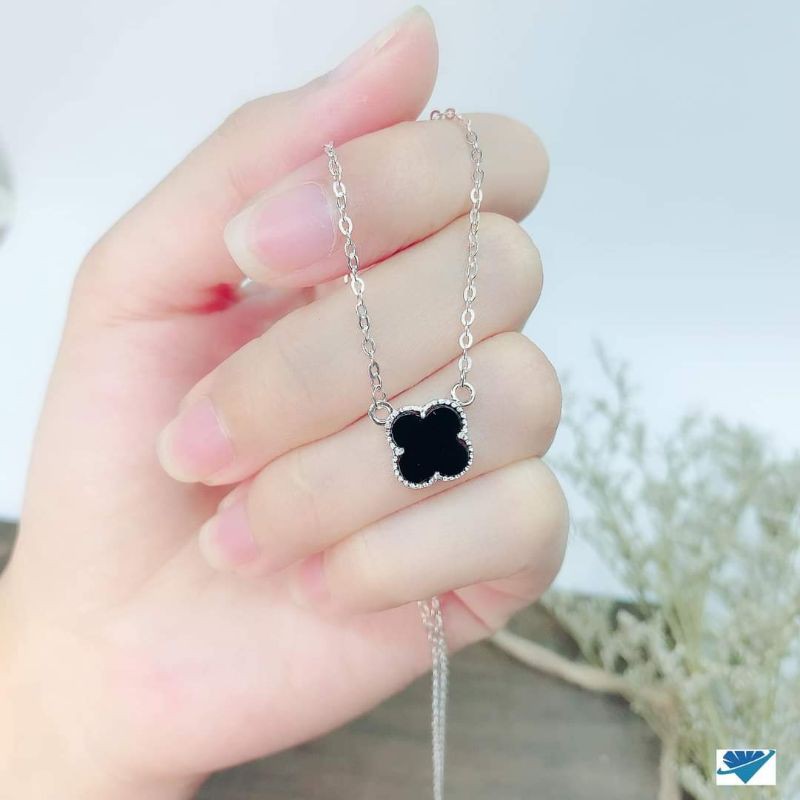 BỘ TRANG SỨC CỎ 4 LÁ BẠC (giá lẻ món)
