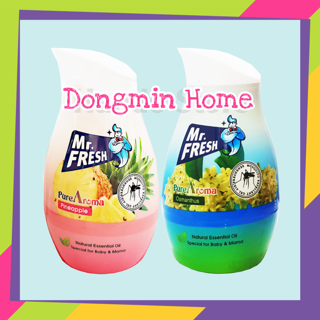 Sáp thơm đuổi muỗi Pure Aroma Mr Fresh 200g