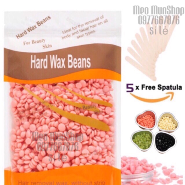 Combo Sỉ 10 Gói Sáp Wax Lông Hard Wax Beans (300g 1 gói)