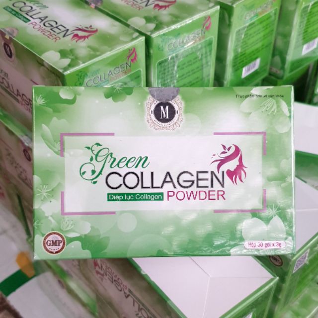Diệp Lục Collagen Hộp 30 Gói