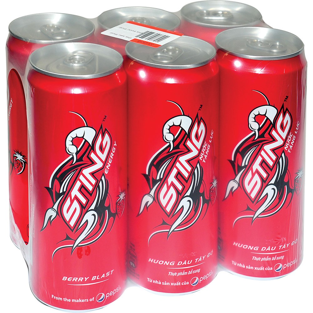 Thùng Sting Dâu 24 Lon X 330ml