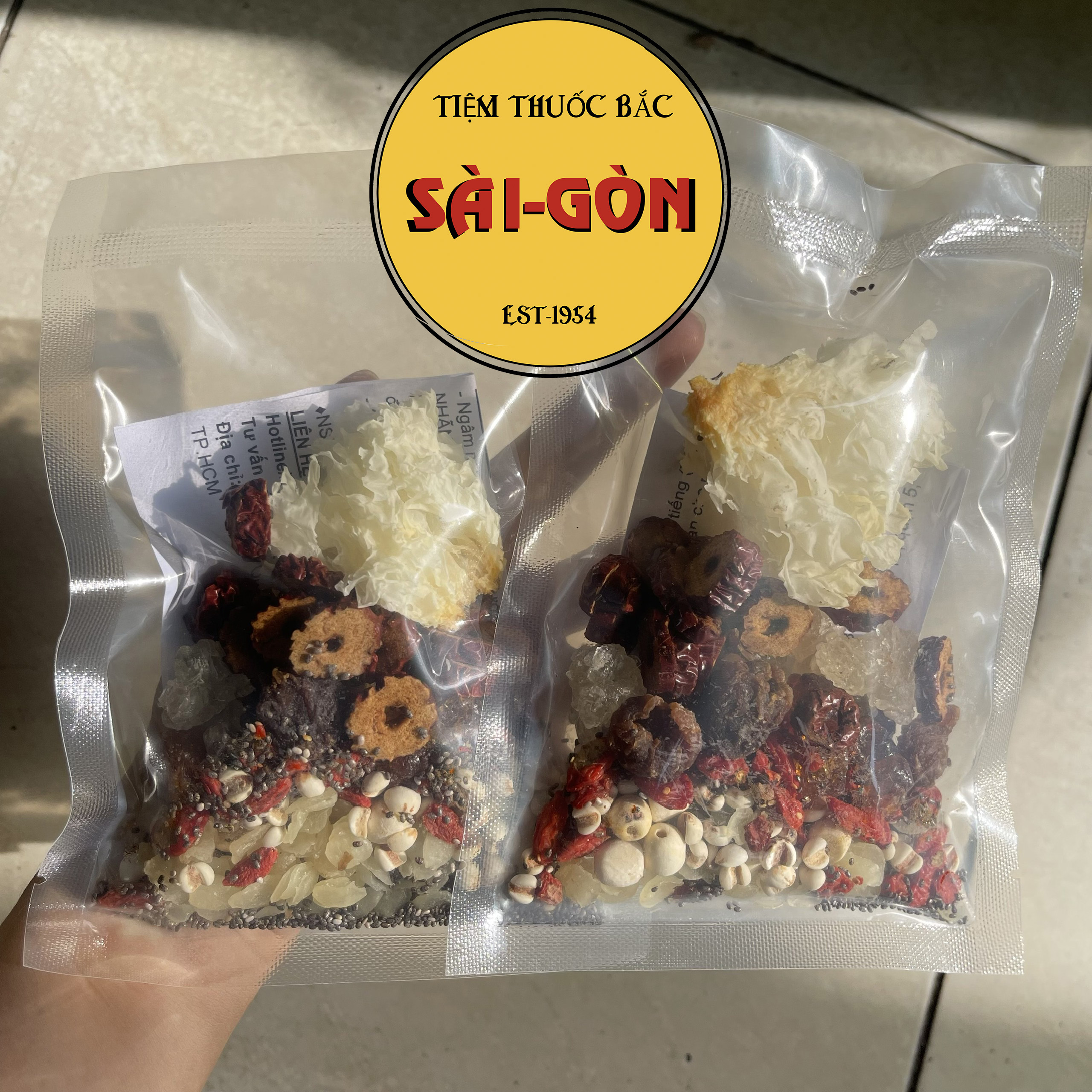 [HCM]Chè Dưỡng Nhan - Set Nấu 2 người ăn