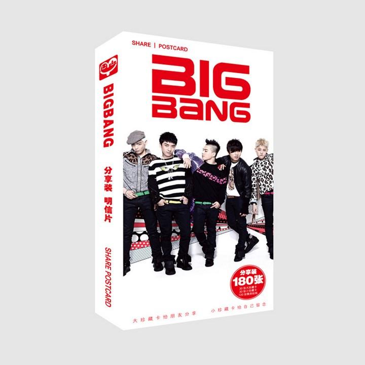 Postcard Bigbang hộp ảnh bộ ảnh có ảnh dán sticker lomo bưu thiếp