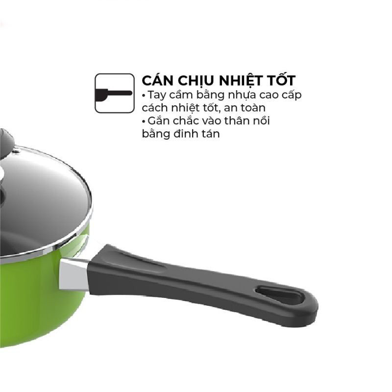 Nồi nấu bột cho bé Sunhouse 14cm