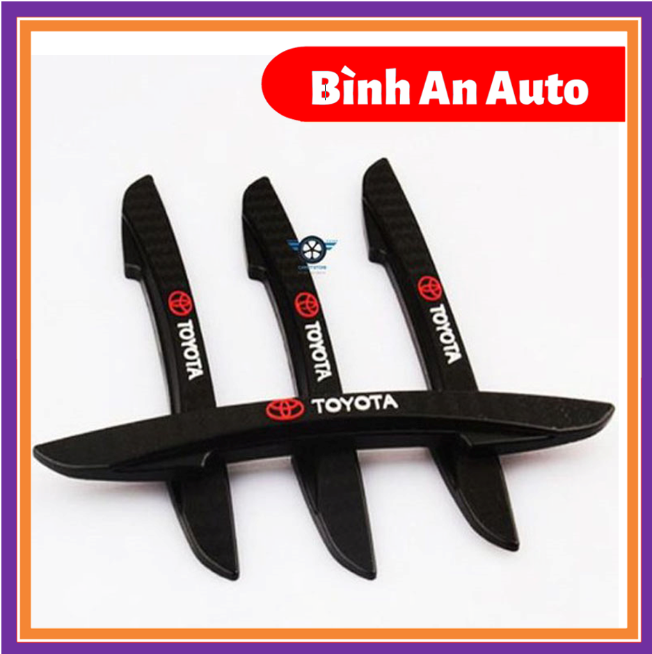 TOYOTA - Nẹp chống va đập trầy xước cửa xe ô tô logo hãng Toyota