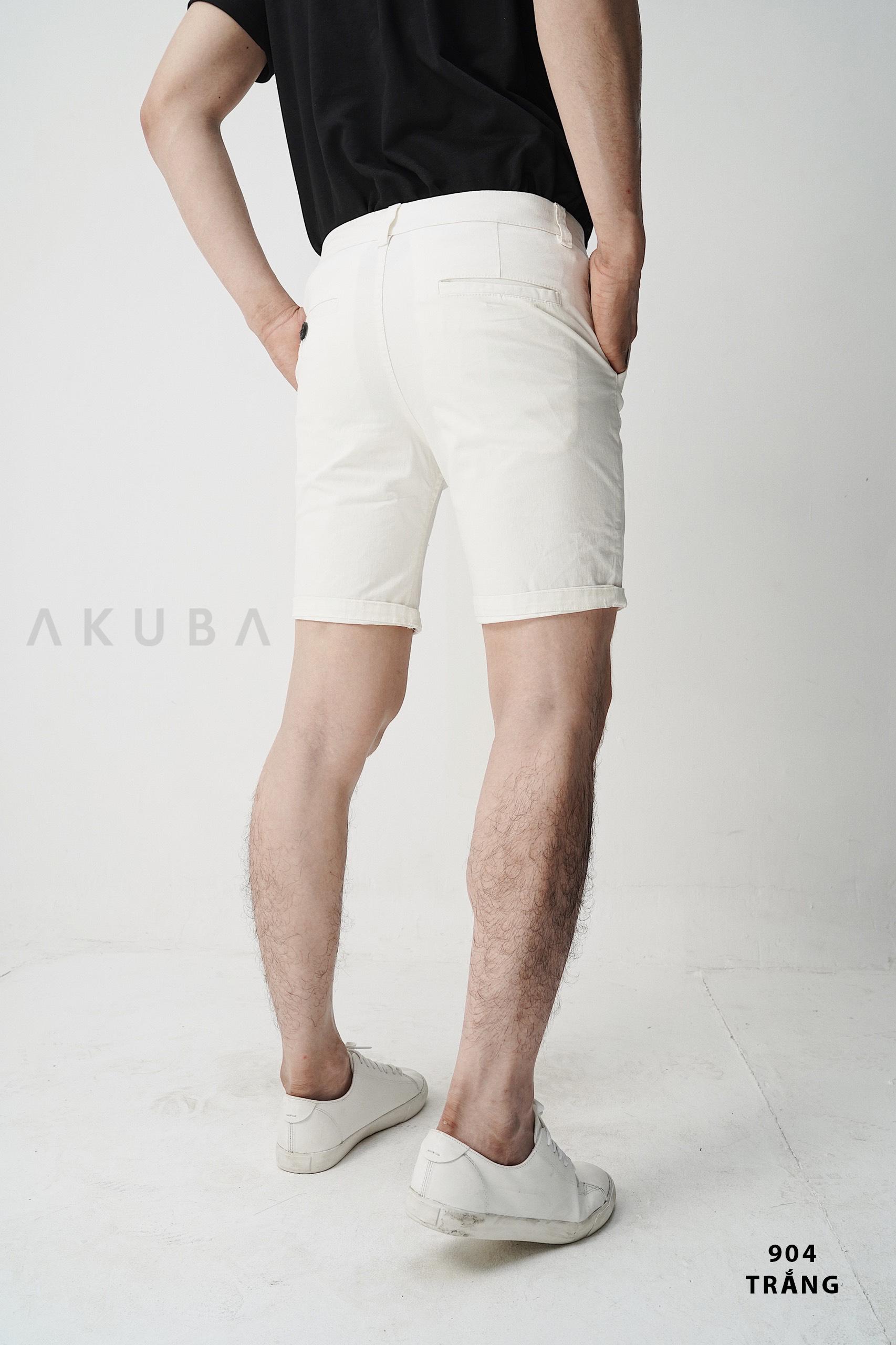 Quần Short Nam Kaki Trơn AKUBA | 904