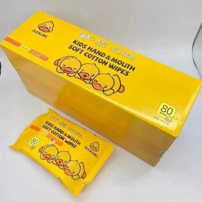 Thùng 10 Bịch Khăn Giấy Ướt Con Vịt, Khăn Giấy Ướt Con Vịt Siêu Hot