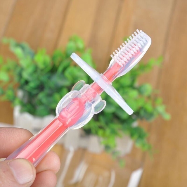 [HCM]Bàn chải đánh răng silicon siêu mềm cho bé