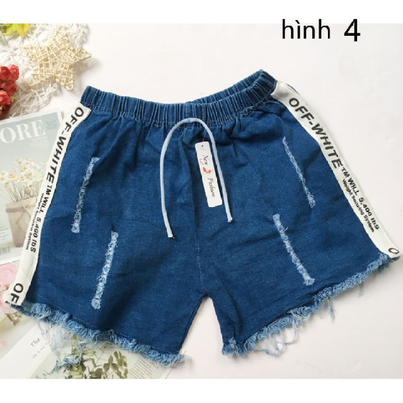 Giá bán Quần đùi bé gái tua lai freesize từ 40-48kg quần sọt short bé gái - QG05