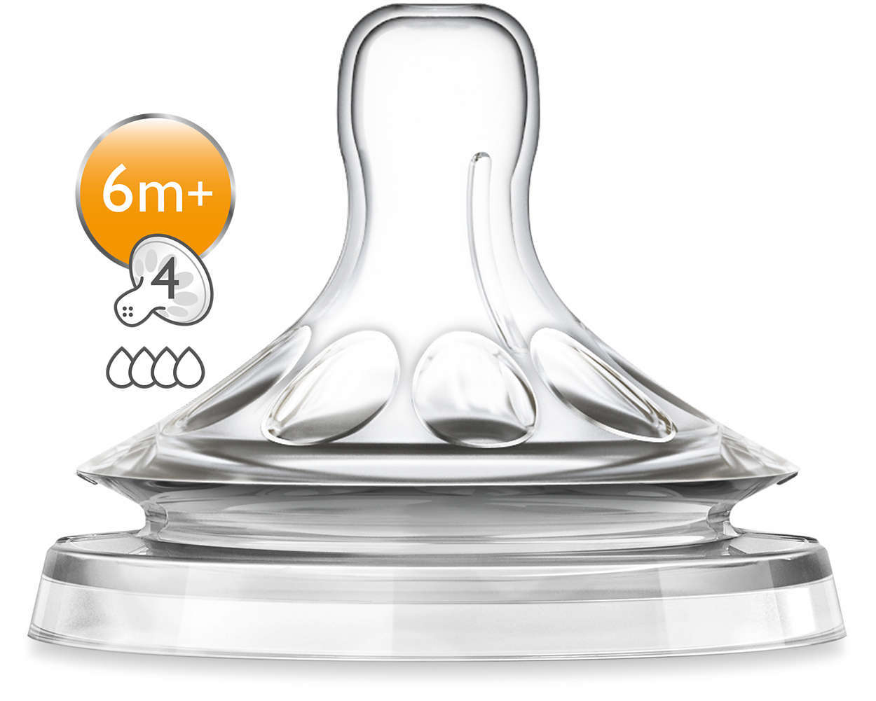 Bình sữa Philips AVENT 125ml được chọn núm