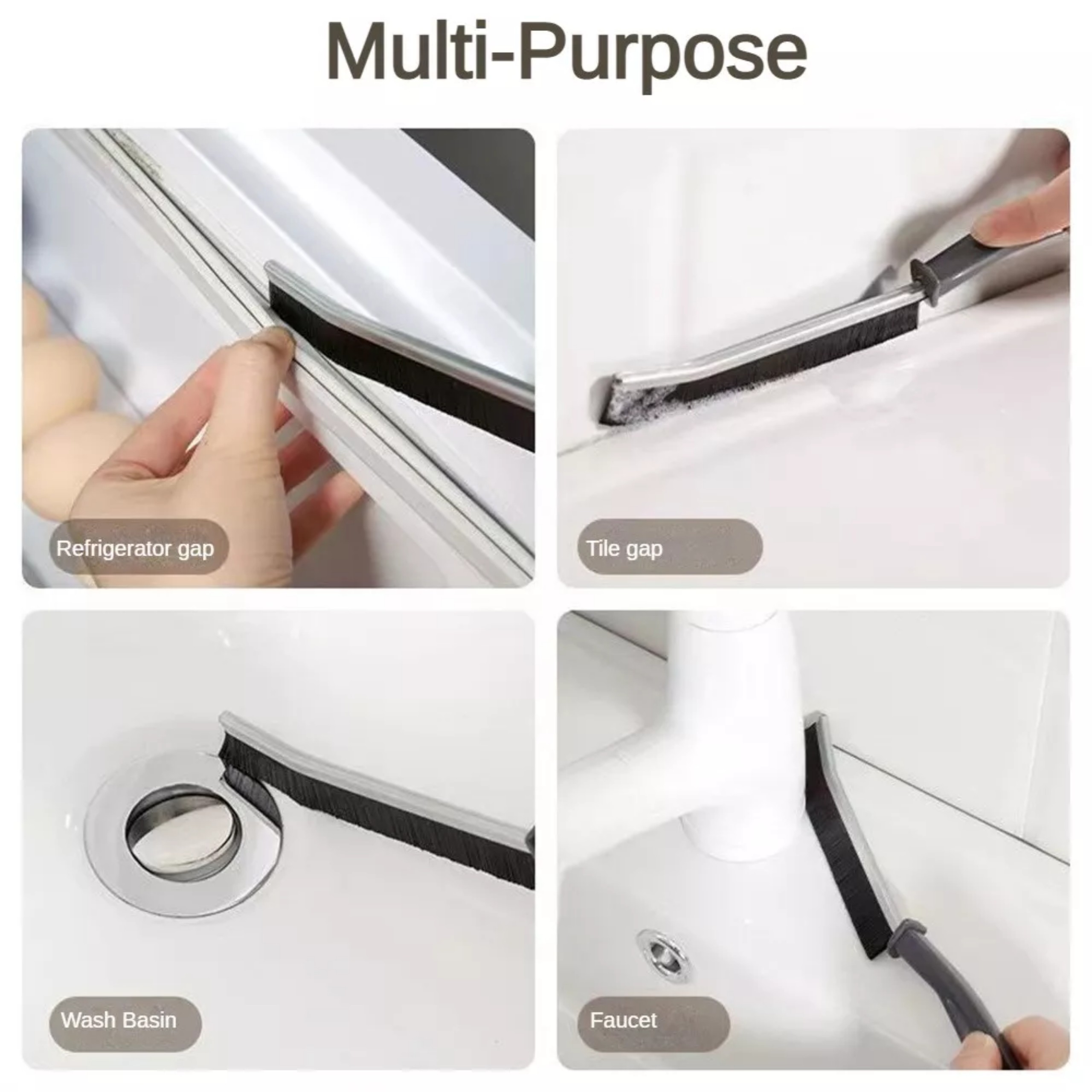 Bàn Chải Mini Vệ Sinh Khe Hở Góc Tường / Sàn NHà Tắm Đa Năng Tiện Dụng