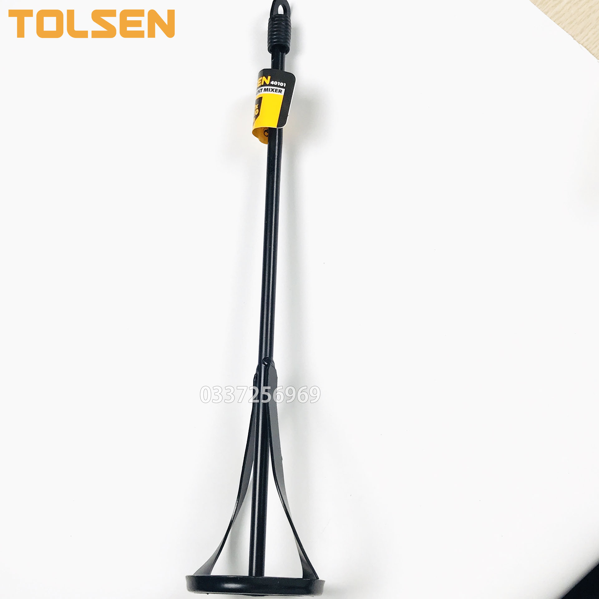 CÂY QUẬY 40cm TOLSEN dùng để quậy đều sơn, bột trét, xi măng với trục được thiết kế với độ đồng tâm cao