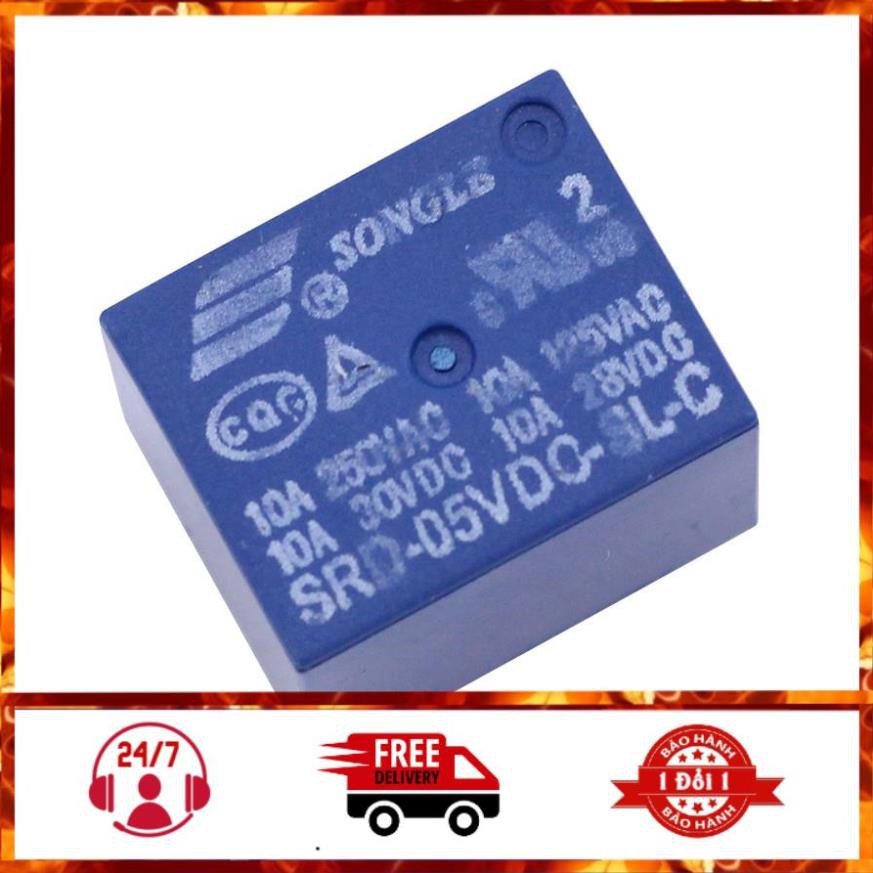 Bộ 3 chiếc relay songle srd 5P 5vdc 10a