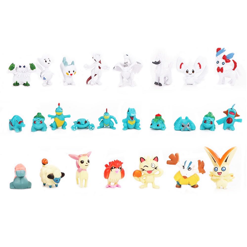Pokemon Set 24pcs mô hình Figures mini toy