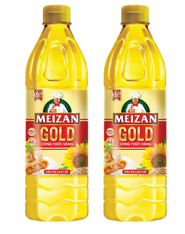 Combo 2 Chai Dầu Ăn Meizan Gold 1L