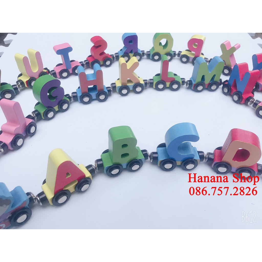 Đoàn Tàu Nam Châm Chữ và Số