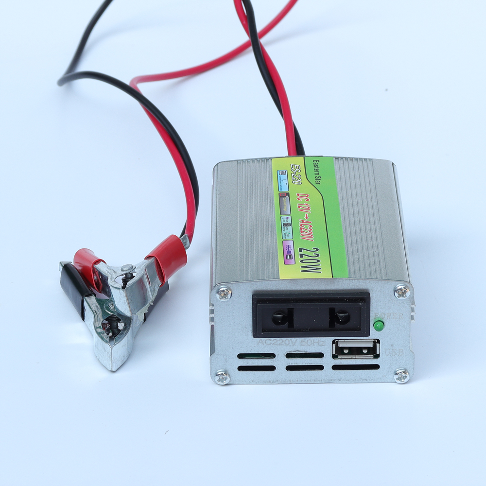 Bộ Chuyển Nguồn 12V-DC sang 220V-AC (220W)