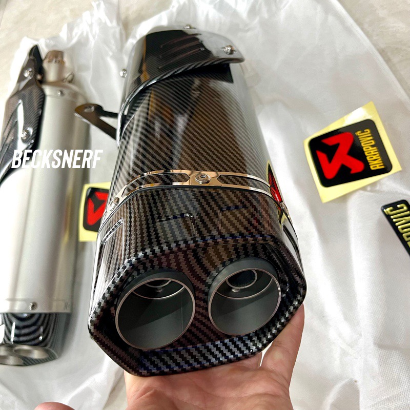 Pô Aka Thể thao 2 nòng Nhập Miệng 51mm