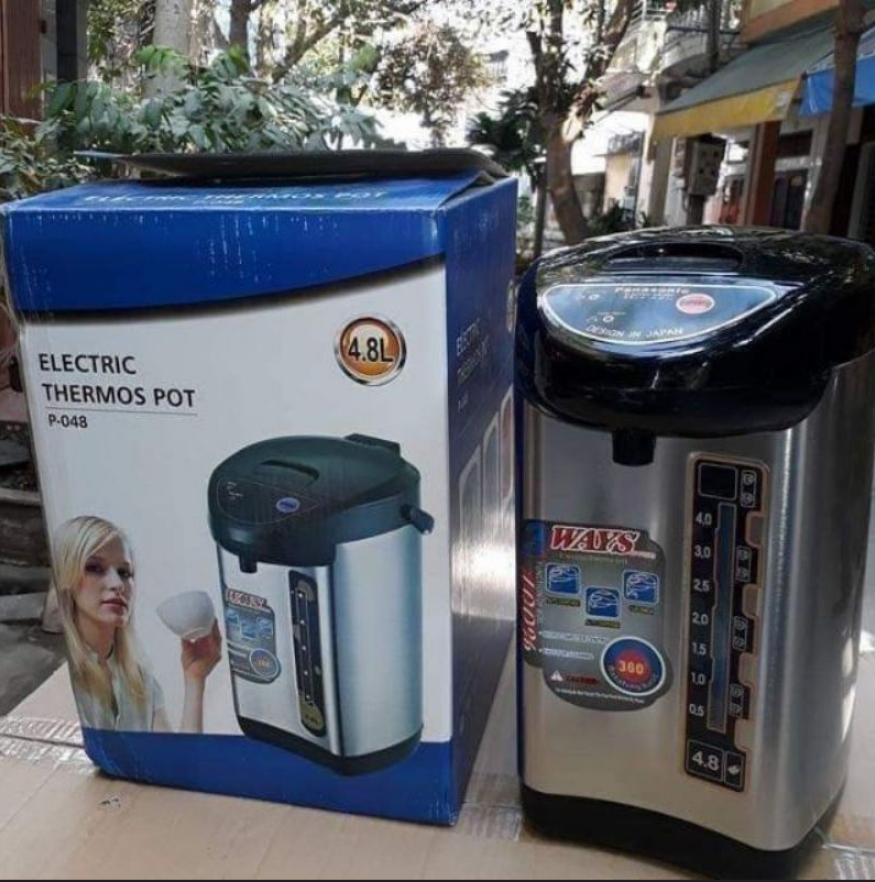 ( SALE LỚN ) bình đun nước Bình Thủy điện INOX Cao Cấp bình thủy điện  KALUX KL-038 ( 3.8 LÍT ) chất liệu inox 304 không gỉ,Bình Đun Siêu Tốc siêu Tiết kiệm Điện Cho Mọi Gia Đình, phù hợp với người già trẻ nhỏ BH 12 tháng Shop Cheerya