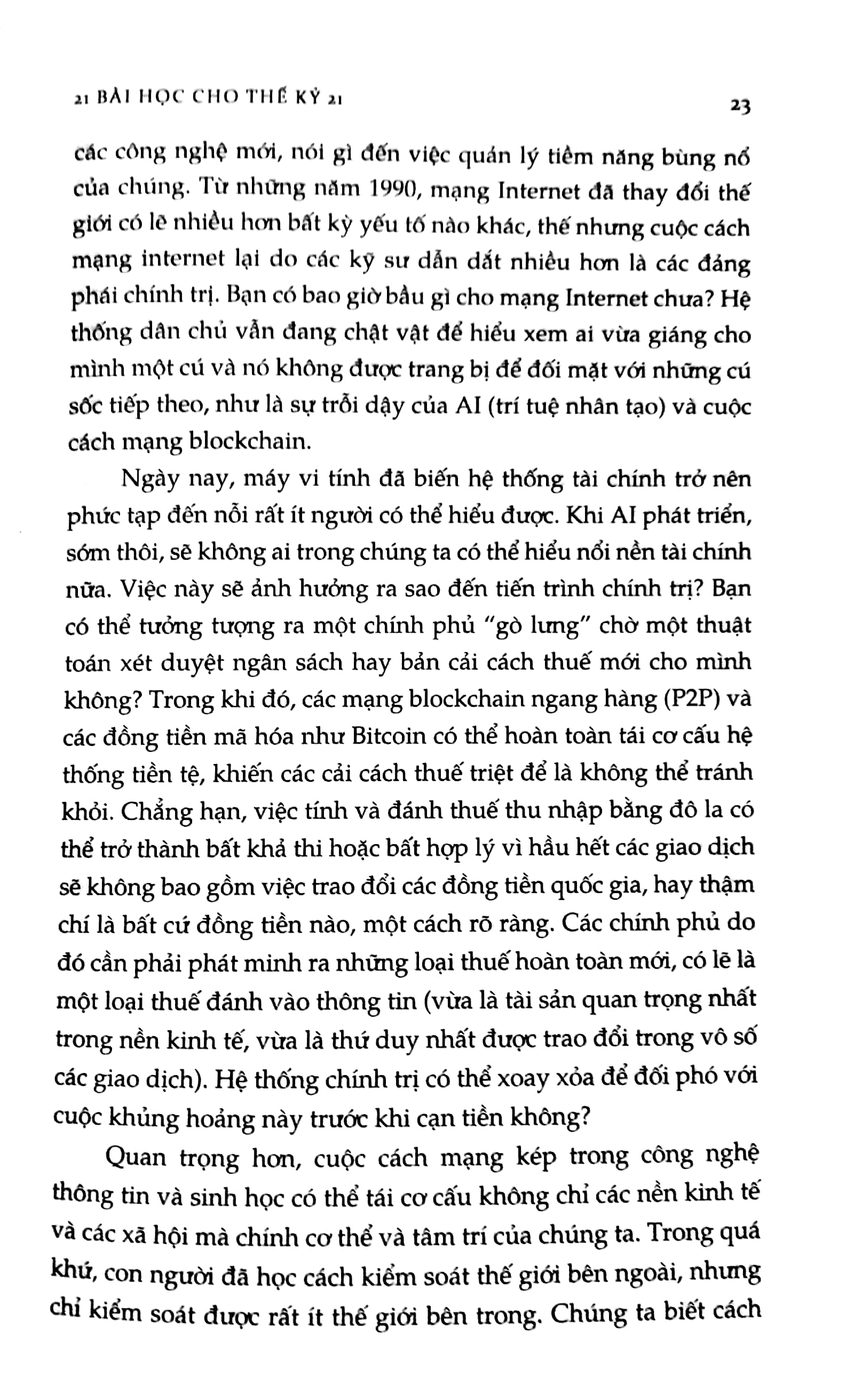 Sách Fahasa - 21 Bài Học Cho Thế Kỉ