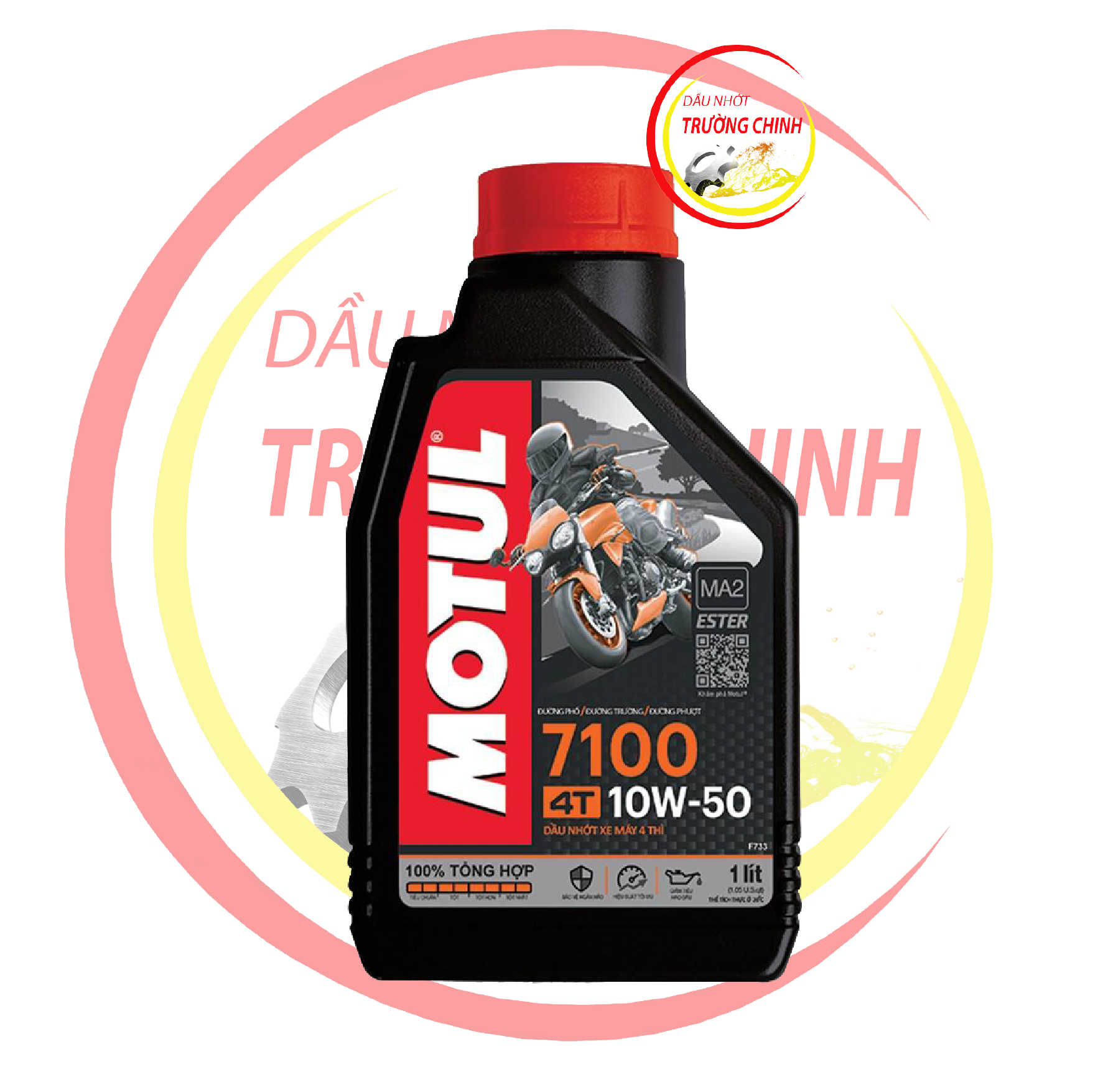 Nhớt Motul 7100 10W50 dành cho xe số xe côn