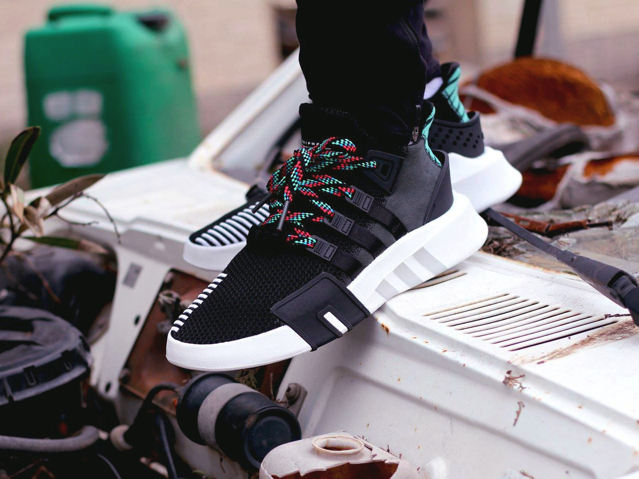 eqt bask adv on feet