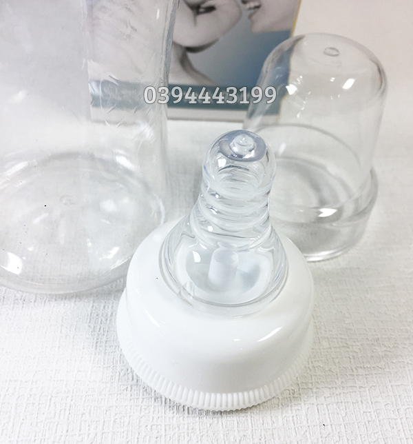 [Tặng 1 Núm Ty] Bình Sữa Streamline Cổ Hẹp 160ml Dolphin - DP018A