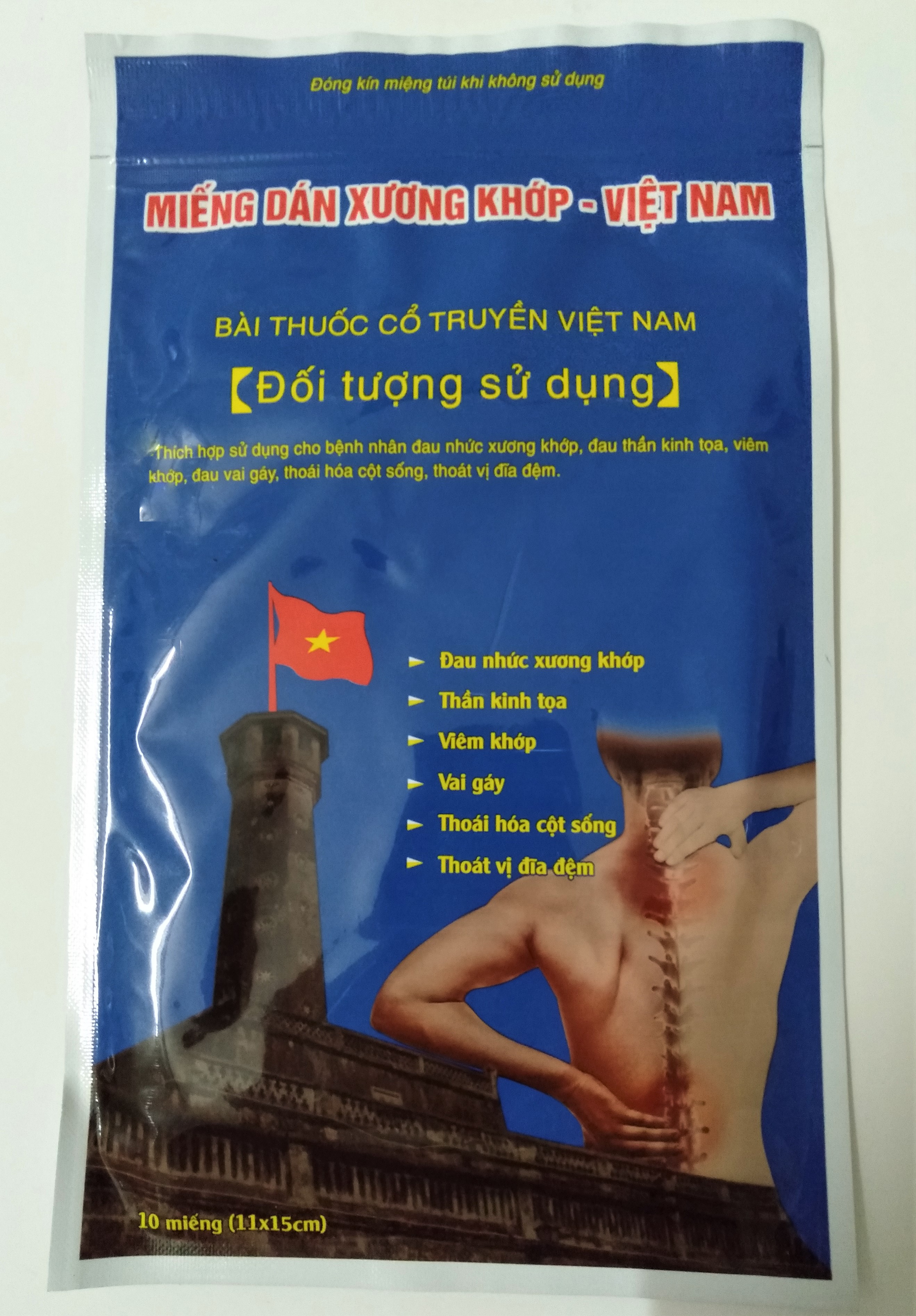 2 túi Miếng Dán XƯƠNG KHỚP (giảm đau nhức)