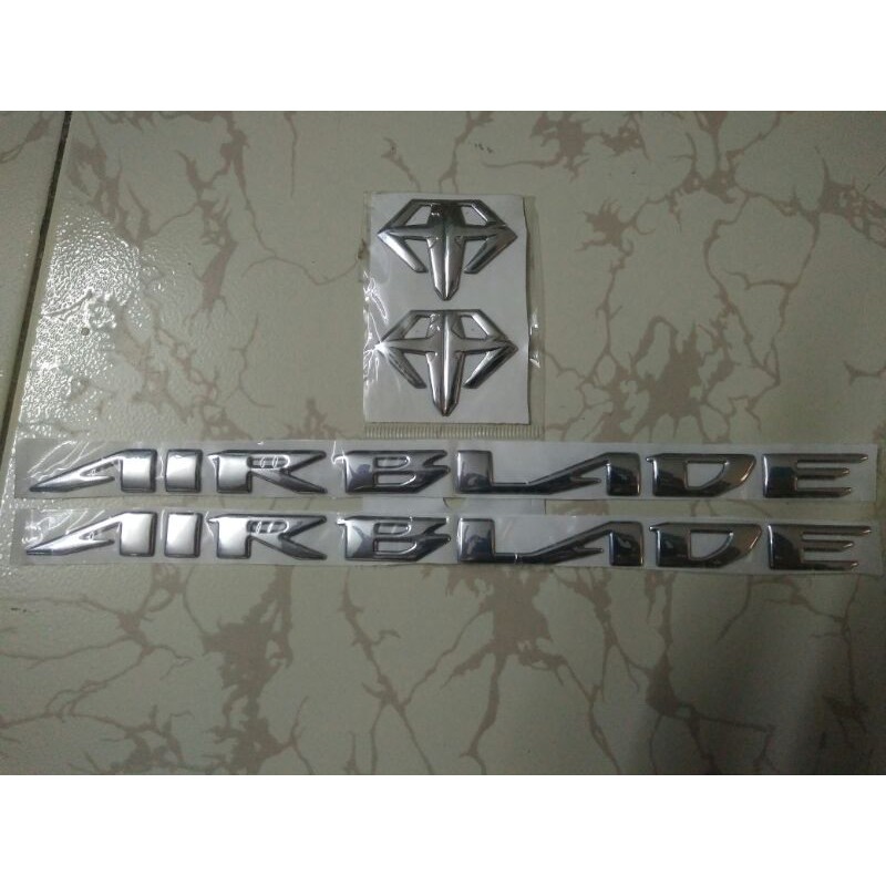 Tem Nổi AirBlade + Logo Kim Cương Bạc