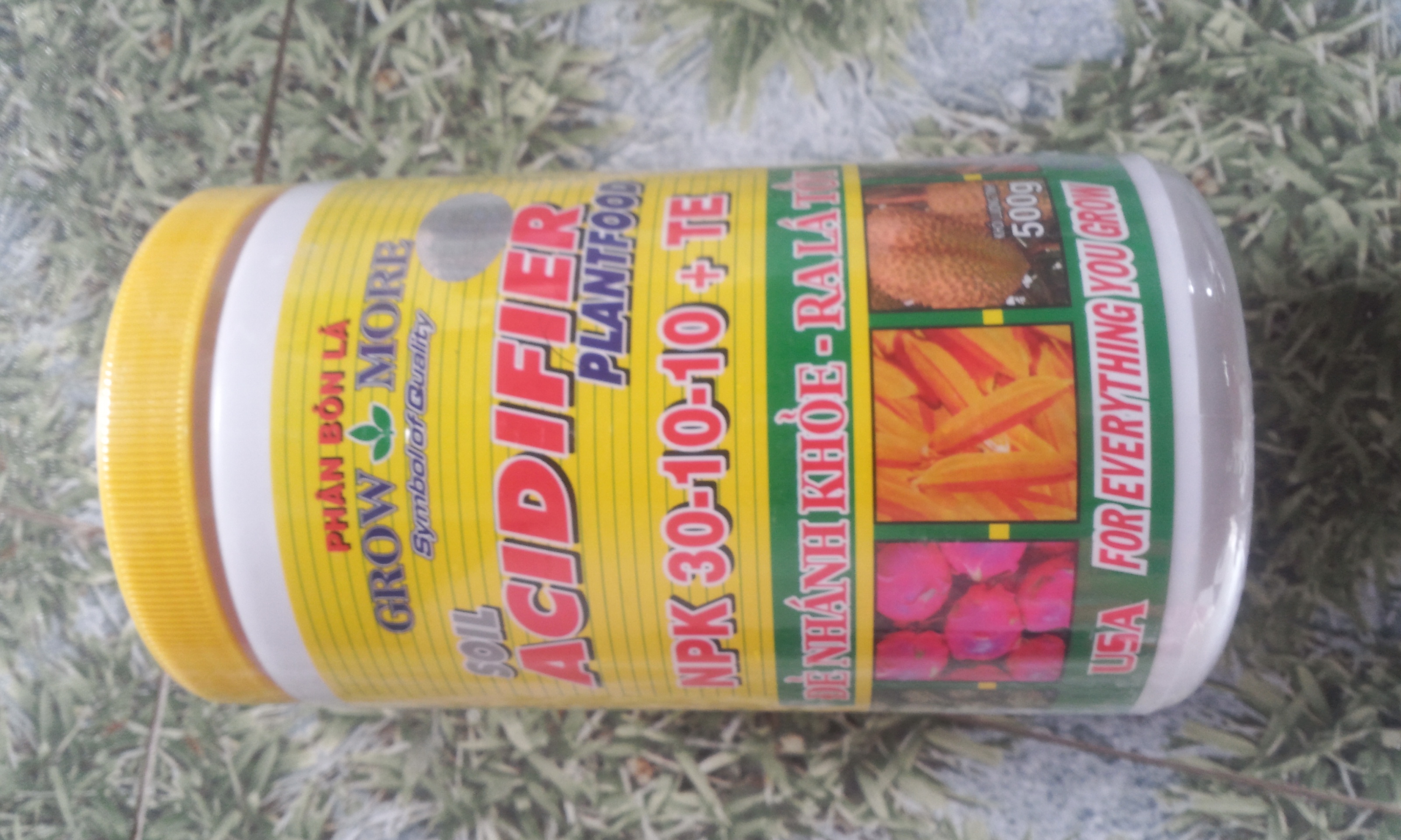 PHÂN BÓN LÁ NPK 30-10-10 TE  grow more hộp 500g